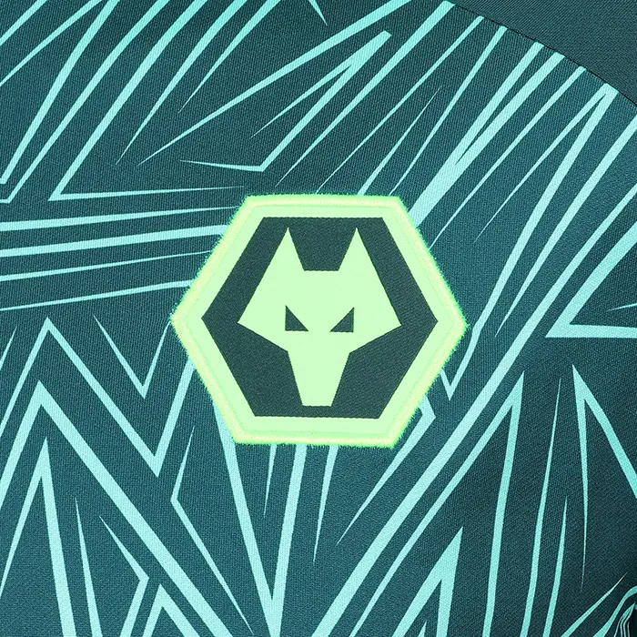 Wolverhampton Wanderers Store | Shop Official 2025-26 Away Pre Match 1/4 Zip – Dark Green Wolves Gear